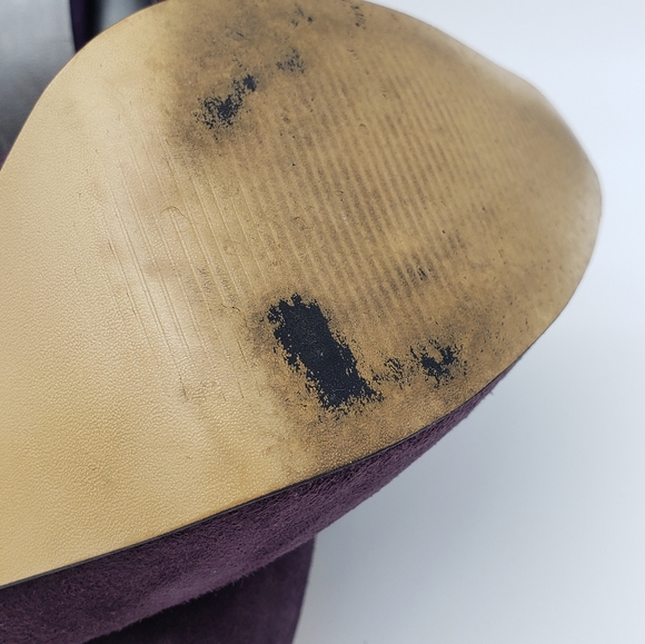 Nine West plum/purple decorative heels - Picture 8 of 14